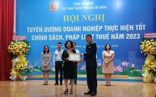 TP HCM tuyên dương 136 doanh nghiệp nộp thuế tiêu biểu