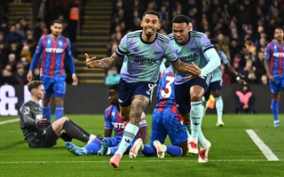 Đè bẹp chủ nhà Crystal Palace, Arsenal vững chân Top 3 Ngoại hạng