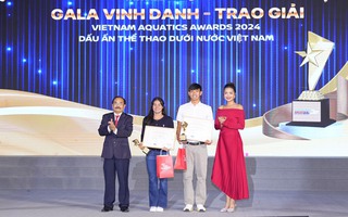 Kình ngư Nguyễn Huy Hoàng, Mỹ Tiên là VĐV bơi xuất sắc nhất năm 2024