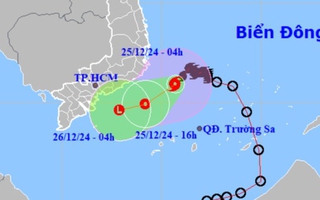 Bão số 10 áp sát vùng biển Ninh Thuận đến Bà Rịa - Vũng Tàu