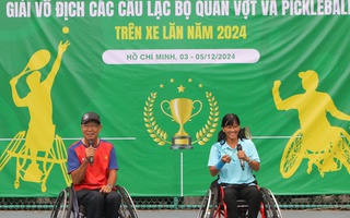 Khai mạc Giải vô địch các CLB quần vợt và Pickleball trên xe lăn