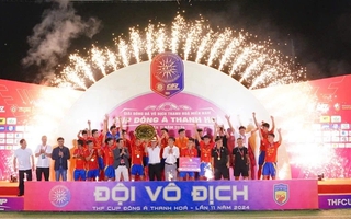 Hậu Lộc FC vô địch hội đồng hương Thanh Hoá miền Nam 2024