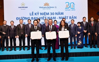 Kỷ niệm 30 năm đường bay, Vietnam Airlines ký hợp tác với đối tác du lịch hàng đầu Nhật Bản 