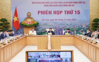 Thủ tướng chủ trì phiên họp Ban Chỉ đạo các dự án giao thông trọng điểm