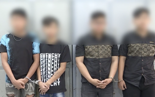 Tạm giữ nhóm cướp giật vị thành niên ở TP HCM