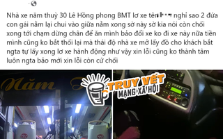 Xôn xao thông tin cô gái "tố" tài xế xe khách sàm sỡ