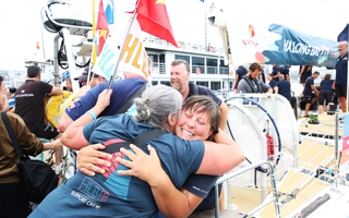 Đội Việt Nam về thứ 5 tại Giải đua thuyền buồm Clipper Race