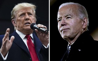 Tổng thống Joe Biden và ông Donald Trump cùng nhận tin vui