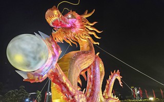 Vẻ đẹp cặp linh vật rồng "song long chầu ngọc" ở Quảng Bình
