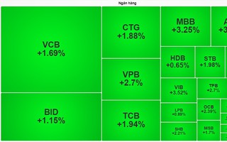 Cổ phiếu chứng khoán, ngân hàng, bất động sản "dậy sóng"