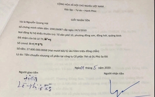 Quảng Bình: Chủ tịch Công ty Phù Sa Đỏ bán "khống" cổ phần, chiếm đoạt tiền tỉ?