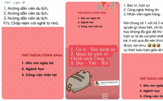 "Sốt" trào lưu công khai ước mơ và nghề nghiệp