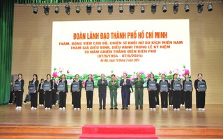 Đoàn lãnh đạo TP HCM thăm, động viên cán bộ, chiến sĩ Khối nữ du kích miền Nam