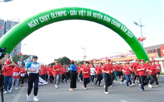 Huyện Bình Chánh: Hơn 2.500 VĐV tham gia ngày chạy Olympic vì sức khỏe toàn dân