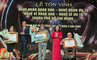 Tôn vinh nghệ sĩ, nghệ nhân được trao tặng các danh hiệu