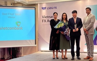 Vietcombank nhận danh hiệu Best FXall Taker 2024