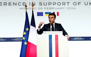 Tổng thống Pháp nói rõ về phát biểu đưa quân đến Ukraine