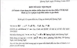 Nữ cán bộ Thành ủy Quảng Ngãi tố cáo bị "bẫy" ngoại tình