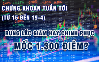 Infographic: Chứng khoán tuần tới (từ ngày 15 đến 19-4): Rung lắc giảm hay chinh phục mốc 1.300 điểm?