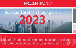 Tập đoàn Prudential công bố báo cáo tài chính thường niên năm 2023: Tiếp tục tăng trưởng mạnh