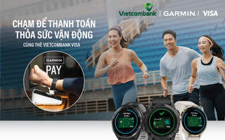 Vietcombank triển khai thanh toán một chạm Garmin Pay