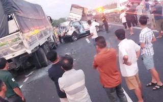 Tai nạn trên tuyến cao tốc Trung Lương – Mỹ Thuận: 2 người thương vong