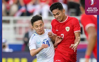 U23 Indonesia nhận 2 bàn thua và 1 thẻ đỏ, vé dự Olympic còn "treo"