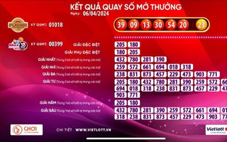 Vé số Vietlott bất ngờ trúng giải Jackpot 2 trị giá 67,7 tỉ đồng