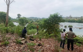 Sau 2 cán bộ đuối nước, thêm một thanh niên mất tích trên sông Pô Cô