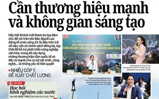 Thông tin đáng chú ý trên báo in Người Lao Động ngày 24-5