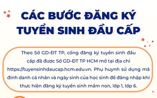 TP HCM: Lưu ý quan trọng khi đăng ký tuyển sinh mầm non, lớp 1, lớp 6