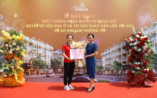 Him Lam Thường Tín chính thức bàn giao sổ hồng cho cư dân