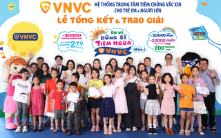 Cuộc thi vẽ trao tặng hơn 20.000 liều vắc-xin miễn phí cho trẻ em khắp mọi miền