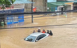 Mưa lớn, nhiều địa phương tại Hà Giang chìm trong biển nước