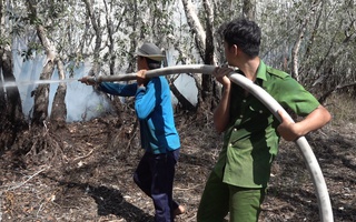Điều tra, xử lý nghiêm đối tượng gây cháy Vườn Quốc gia Tràm Chim