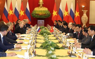 Tổng Bí thư Nguyễn Phú Trọng hội đàm với Tổng thống Vladimir Putin