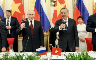 Tổng thống Putin dẫn lời Chủ tịch Hồ Chí Minh tại chiêu đãi
