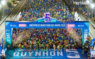 Herbalife Việt Nam tài trợ giải chạy VnExpress Marathon Quy Nhơn 2024