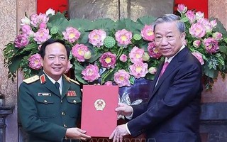 Chủ tịch nước Tô Lâm trao Quyết định bổ nhiệm tân Chủ nhiệm Tổng cục Chính trị