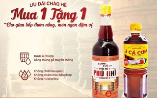 Ưu đãi chào hè “Mua 1 Tặng 1”- Nước mắm Phú Nhĩ từ cá cơm Phú Quốc