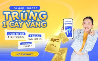 Trúng vàng cực nhàn với thẻ trả góp Muadee by HDBank