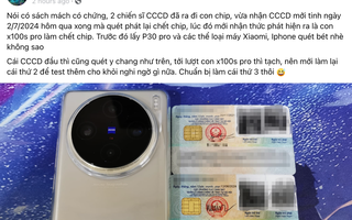 Người dùng tố điện thoại làm hỏng chip CCCD, hãng Vivo nói gì?