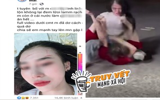 CLIP: Hai cô gái "hỗn chiến", nhiều người không can ngăn mà còn cổ vũ