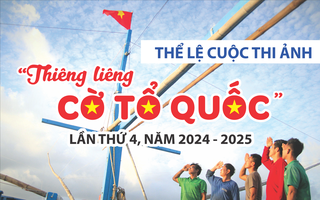 Mời tham gia cuộc thi ảnh "Thiêng liêng cờ Tổ quốc" lần 4