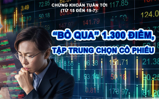 Infographic: Chứng khoán tuần tới (từ 15 đến 19-7): “Bỏ qua” 1.300 điểm, tập trung chọn cổ phiếu