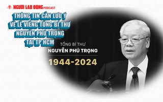 Thông tin cần lưu ý về lễ viếng Tổng Bí thư Nguyễn Phú Trọng tại TP HCM