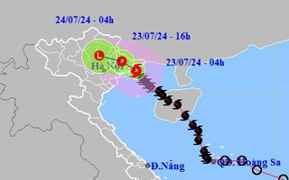 Bão số 2 giật cấp 11 đang áp sát Quảng Ninh - Hải Phòng