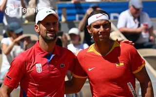 Olympic 2024: Nadal thua nhanh Djokovic sau 2 ván trắng