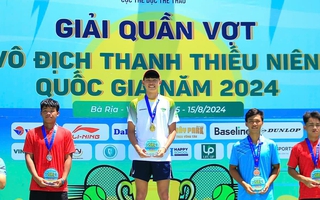 Quần vợt TP HCM thắng lớn tại Giải Vô địch Thanh thiếu niên quốc gia