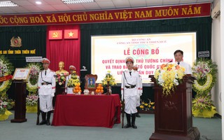 Trao bằng “Tổ quốc ghi công” cho phó trưởng công an phường hy sinh